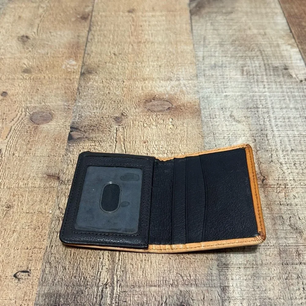 Nocona leather men’s trifold wallet brown / tan
